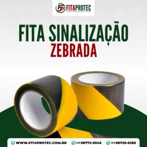 Fita Demarcação de Solo Zebrada Unid