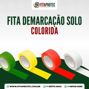 Fita Demarcação de Solo Cores Unid